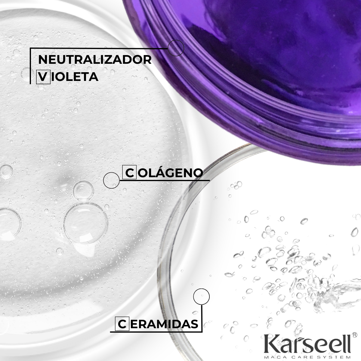 Máscara Matizadora Karseell Purple Original 500ml [EDIÇÃO LIMITADA]